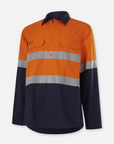 King Gee Workcool Vented Spliced Shirt Taped L/S (K54913)