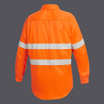 King Gee Shieldtec Lenzing Fr HI-VIS LS Shirt T -(K84001)