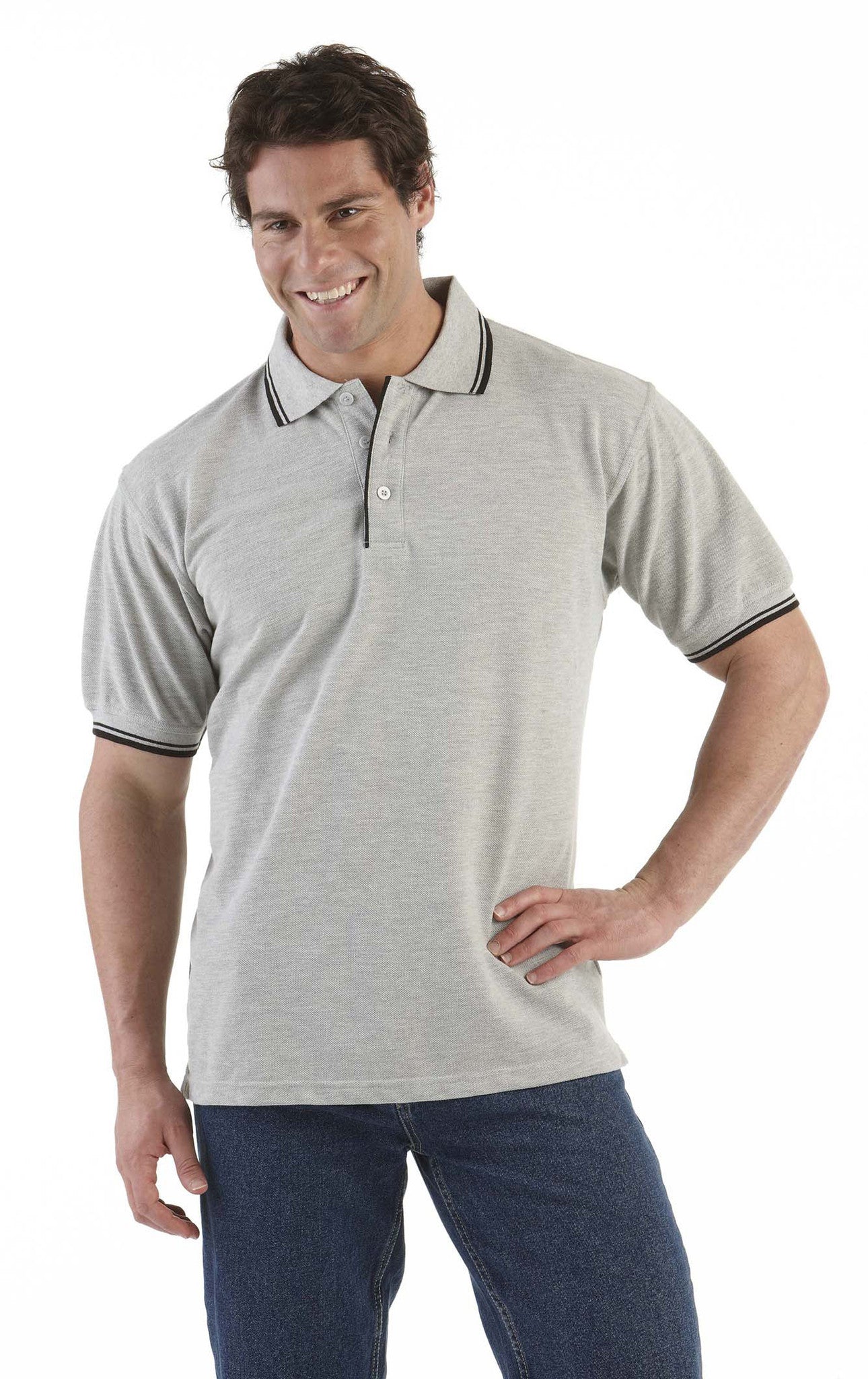 JB&#39;s Wear Contrast Polo - Adults 2nd (2CP)