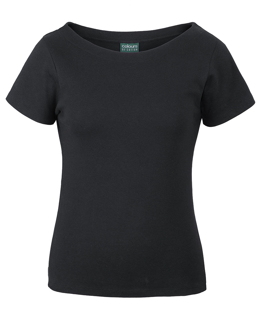 JB&#39;s Wear C of C Ladies S/S Boat Neck Tee (1BTS)