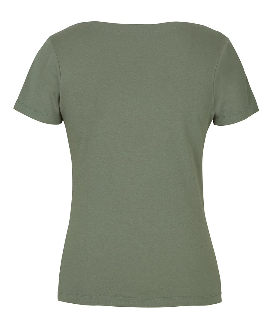 JB&#39;s Wear C of C Ladies S/S Boat Neck Tee (1BTS)
