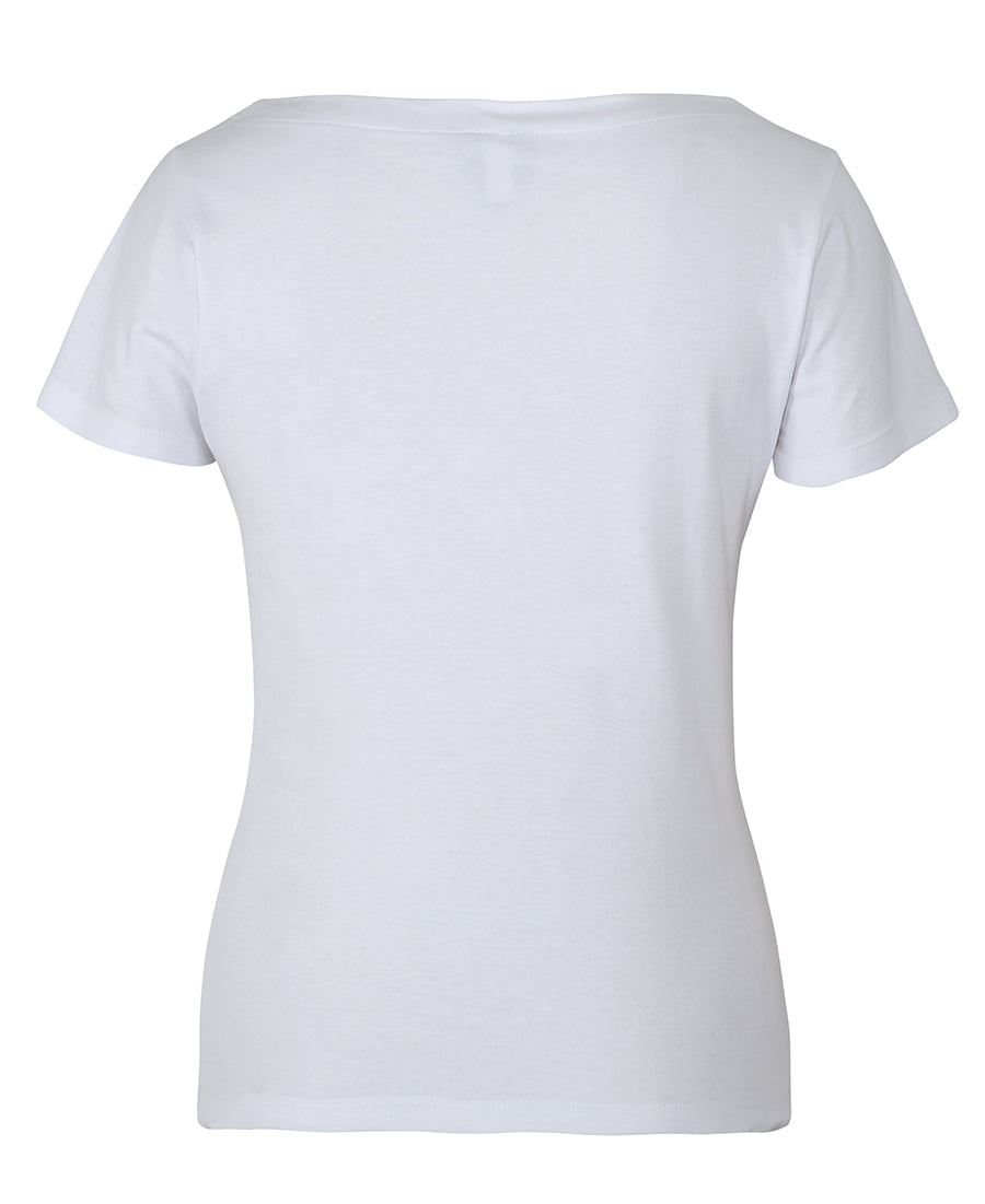 JB's Wear C of C Ladies S/S Boat Neck Tee (1BTS)