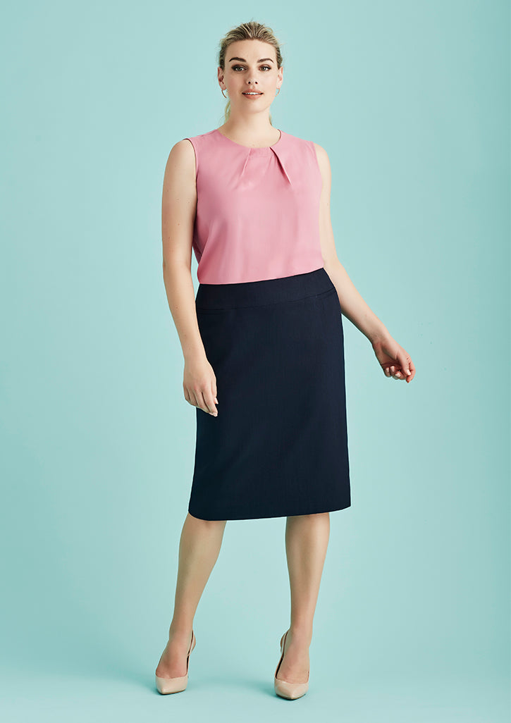 Biz Corporate Womens Relaxed Fit Skirt (20111)