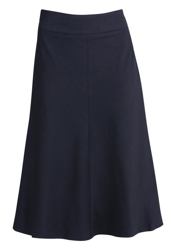 Biz Corporate Fluted 3/4 length Skirt (20113)-Clearance