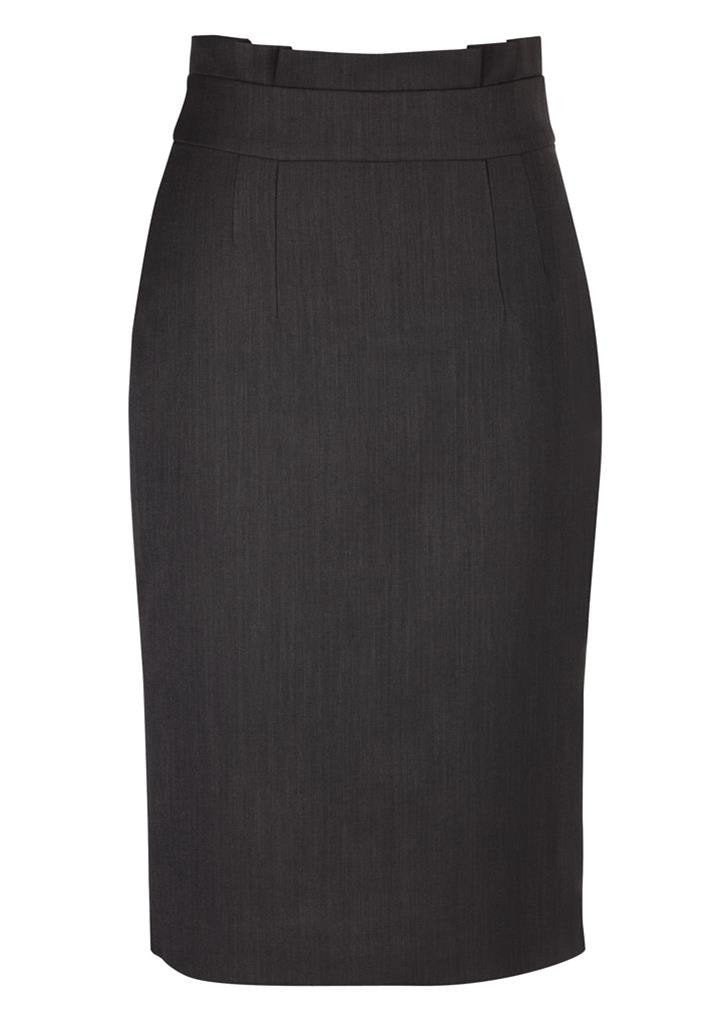 Biz Corporate Ladies Waisted Pencil Skirt (20116)-Clearance