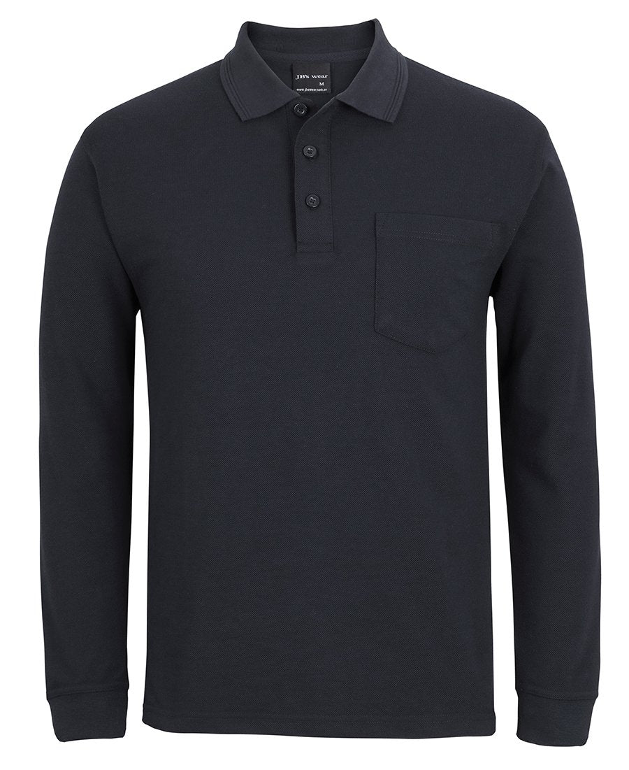 JB's Wear L/S Pocket Polo - Adults (210PL)