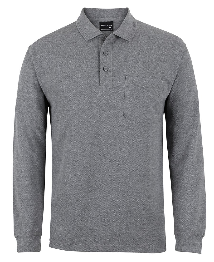 JB's Wear L/S Pocket Polo - Adults (210PL)