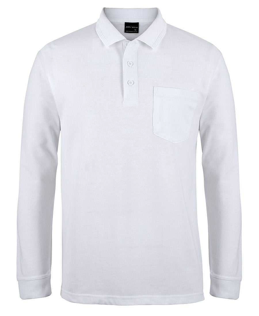 JB's Wear L/S Pocket Polo - Adults (210PL)