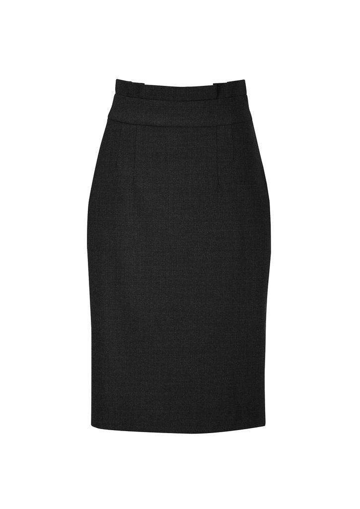 Biz Corporate Ladies Waisted Pencil Skirt (24016)-Clearance