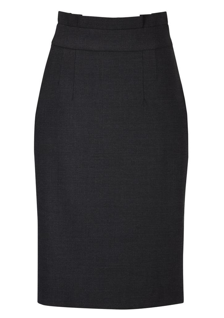 Biz Corporate Ladies Waisted Pencil Skirt (24016)-Clearance