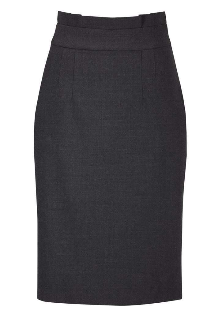 Biz Corporate Ladies Waisted Pencil Skirt (24016)-Clearance