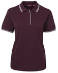 JB's Wear Ladies Contrast Polo 1st (2LCP)