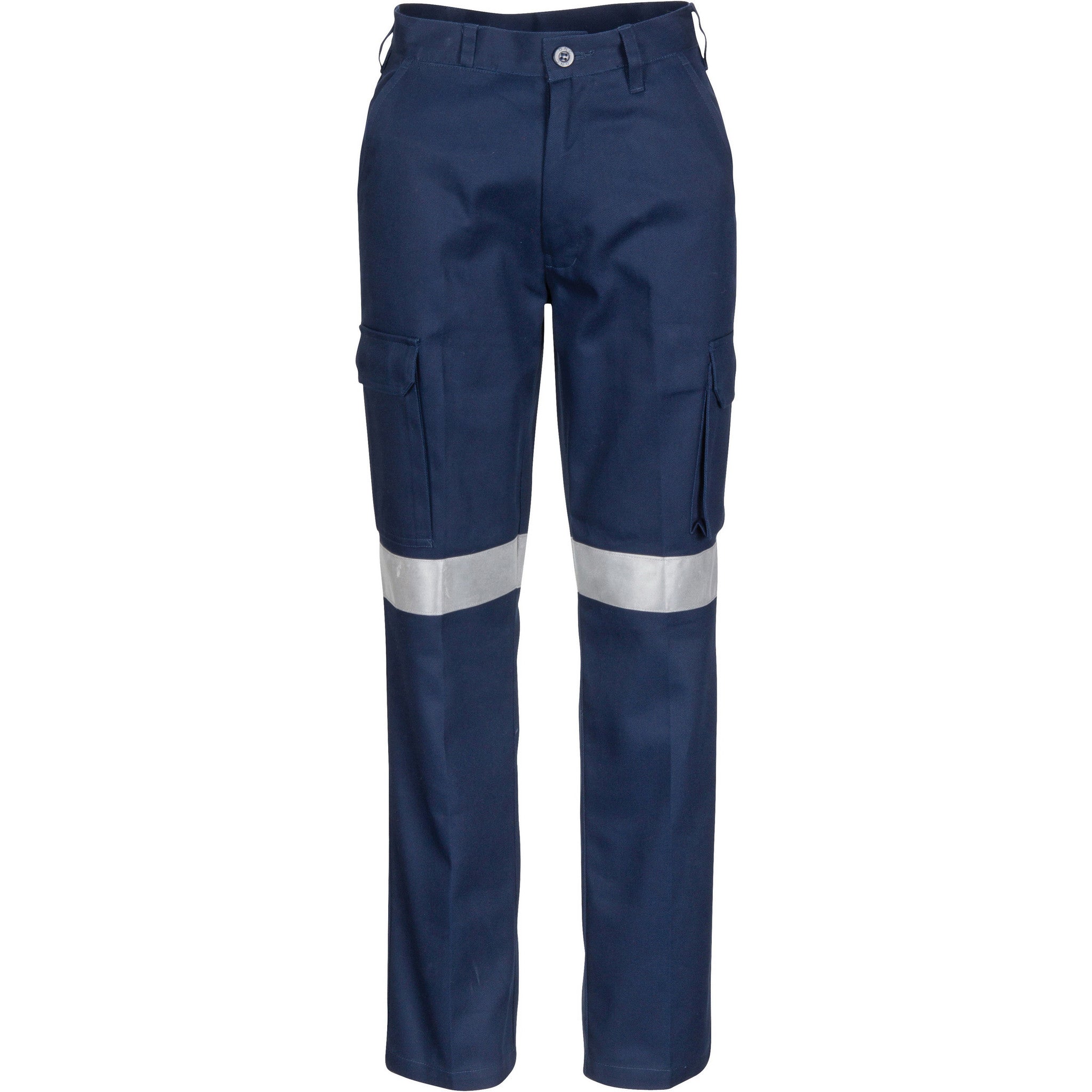 DNC Ladies Cotton Drill Cargo Pants with 3M Reflective Tape (3323)