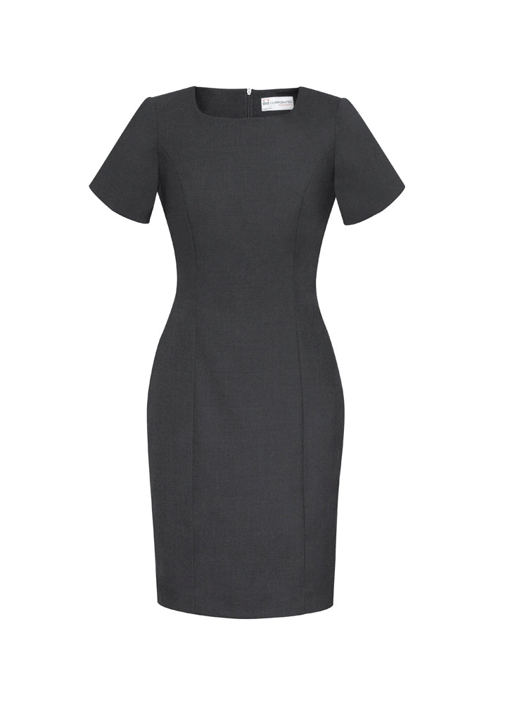 Biz Corporate Womens Short Sleeve Dress (34012)
