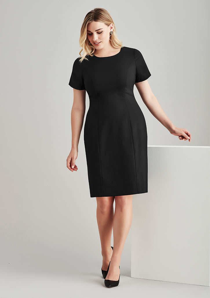 Biz-Corporate-Women-Short-Sleeve-Dress