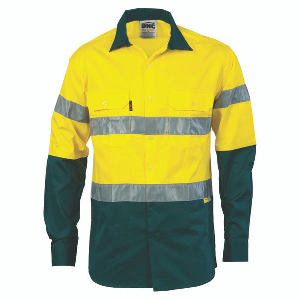 DNC Hivis D/n 2 Tone Drill Shirt (3536)