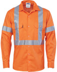 DNC Cotton Shirt X Back CSR T L/S (3546)