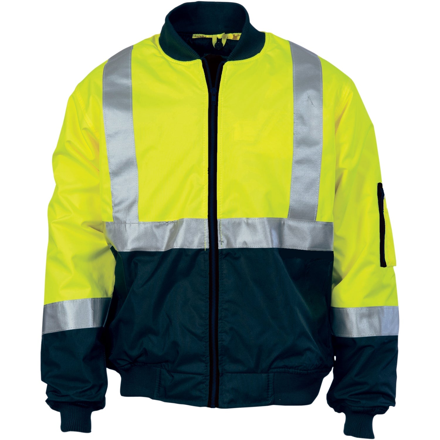 DNC Hivis 2 Tone Bomber Jacket With Csr R/tape (3762)