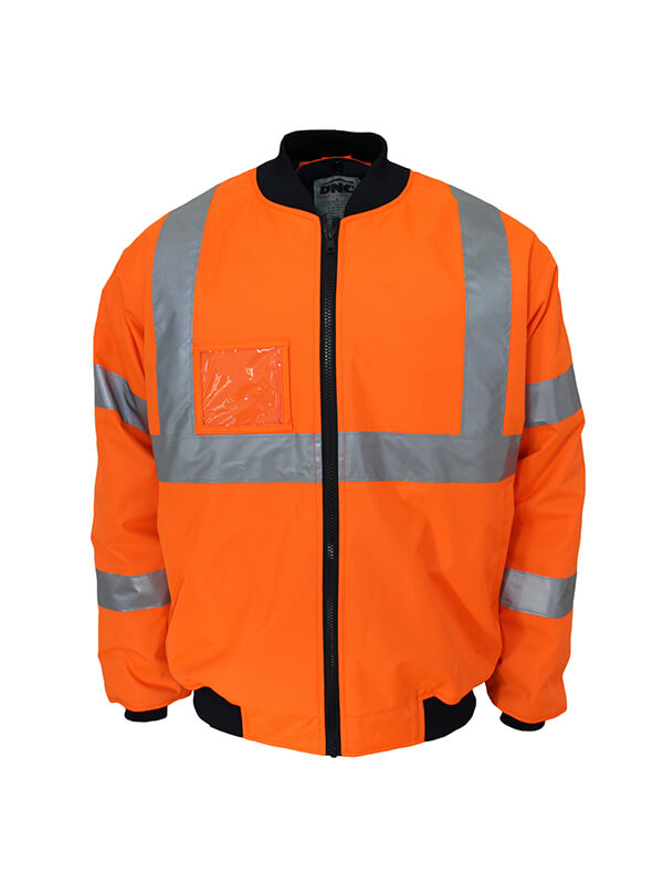 DNC HiVis "X" back flying jacket Biomotion tape (3763)