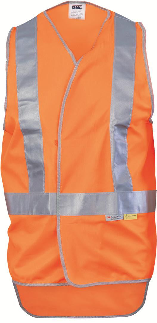 DNC Day &amp; Night Cross Back Safety Vest with Tail (3802)