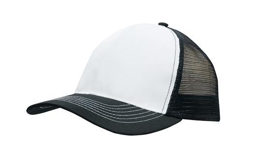 Headwear Breathable Poly Twill With Mesh Back Cap (3819)