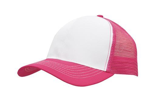 Headwear Breathable Poly Twill With Mesh Back Cap (3819)