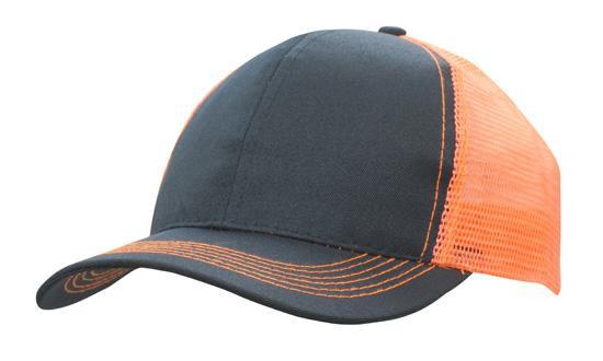 Headwear Breathable Poly Twill With Mesh Back Cap (3819)