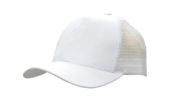 Headwear Breathable Poly Twill With Mesh Back Cap (3819)