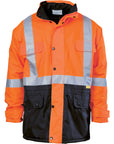 DNC HiVis Two Tone Quilted Jacket with 3M R/Tape (3863)