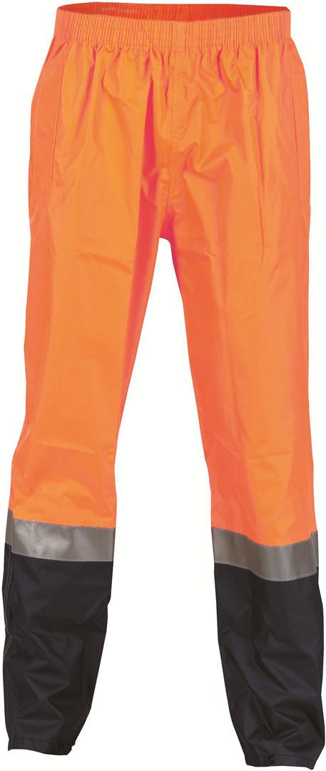 DNC HiVis Two Tone Light weight Rain pants with CSR R/Tape- (3880)