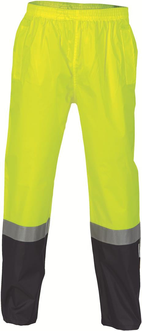 DNC HiVis Two Tone Light weight Rain pants with CSR R/Tape- (3880)