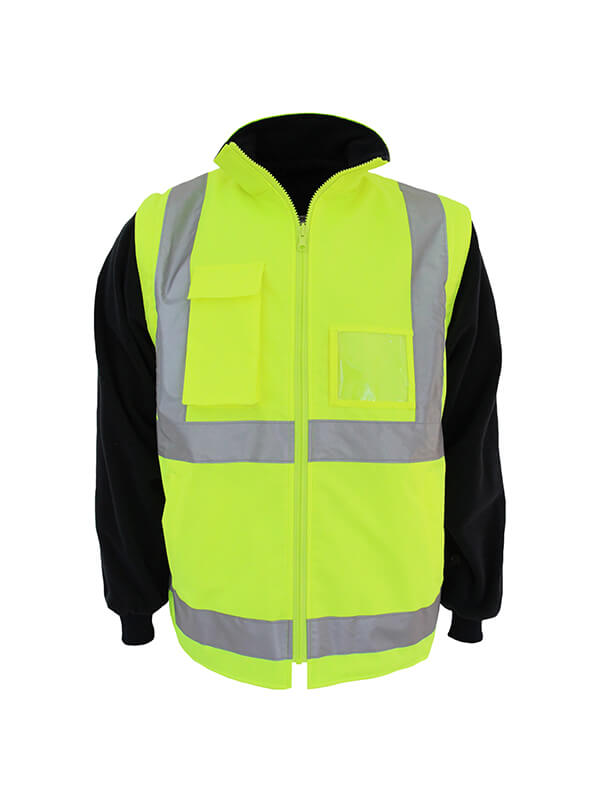 DNC HiVis "H" pattern D/N R/Vest (3965)