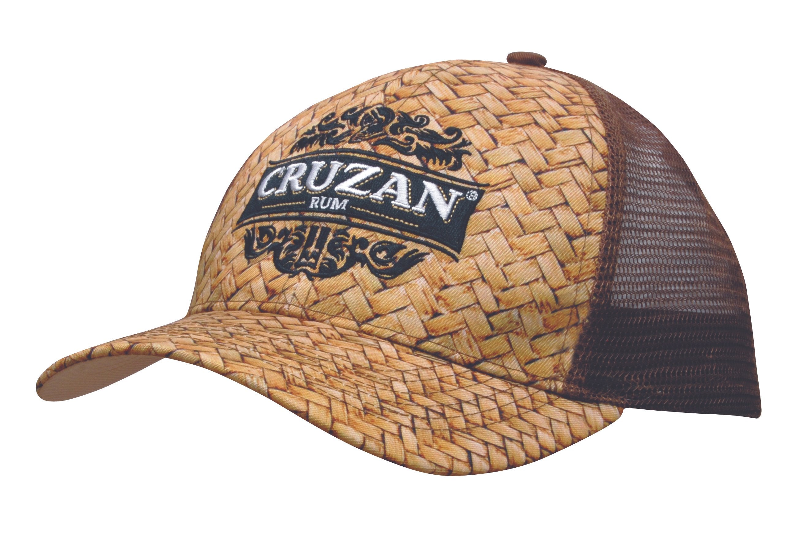 Headwear Cane Print With Mech Back (3999)