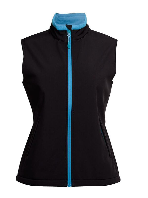 JB's Wear Podium Ladies Water Resistant Softshell Vest (3WSV1)