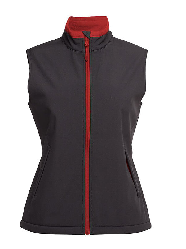 JB's Wear Podium Ladies Water Resistant Softshell Vest (3WSV1)