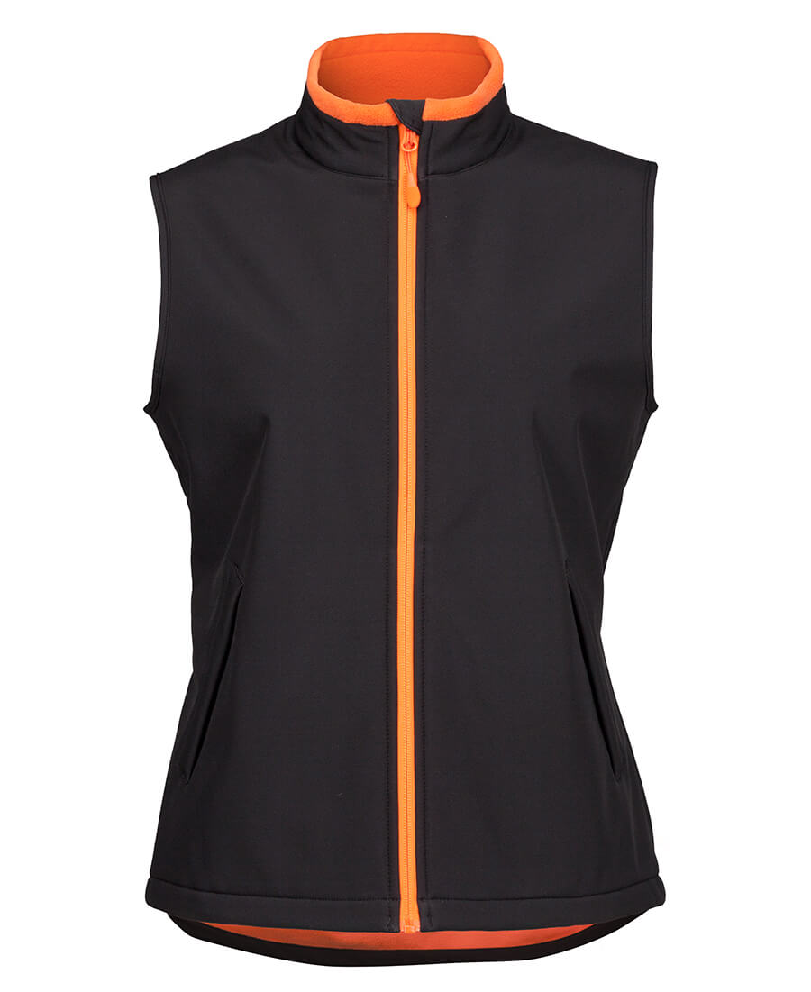 JB&#39;s Wear Podium Ladies Water Resistant Softshell Vest (3WSV1)