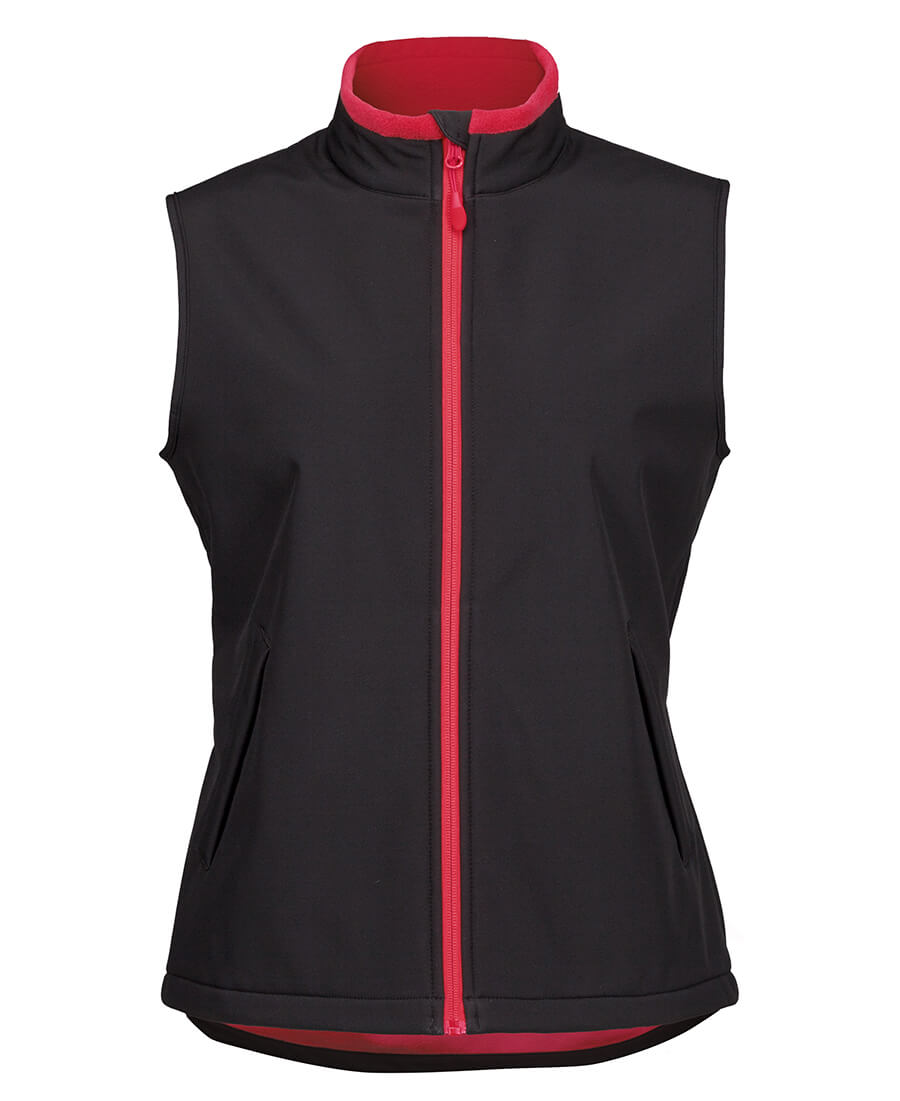 JB's Wear Podium Ladies Water Resistant Softshell Vest (3WSV1)