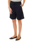 DNC Ladies P/V Flat Front Shorts (4551)