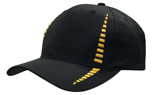 Headwear Breathable Poly Twill With Small Check Patterning Cap (4010)