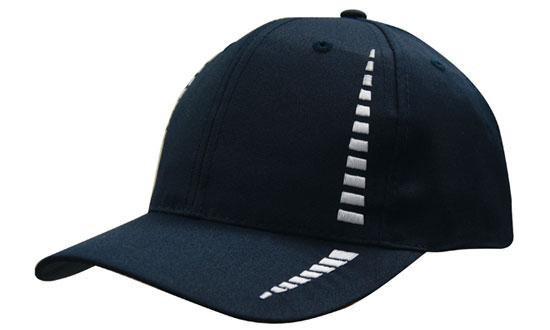 Headwear Breathable Poly Twill With Small Check Patterning Cap (4010)