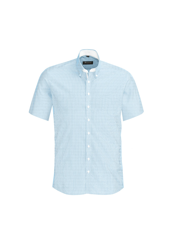 Biz Corporate Mens Fifth Avenue Short Sleeve Shirt (40122)-Clearance