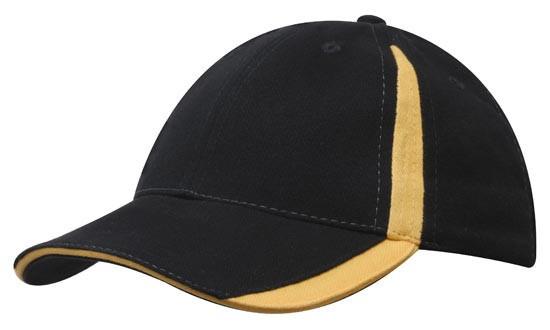 Headwear Brushed Heavy Cotton With Inserts On The Peak & Crown (4014)