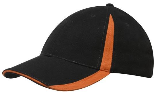 Headwear Brushed Heavy Cotton With Inserts On The Peak & Crown (4014)