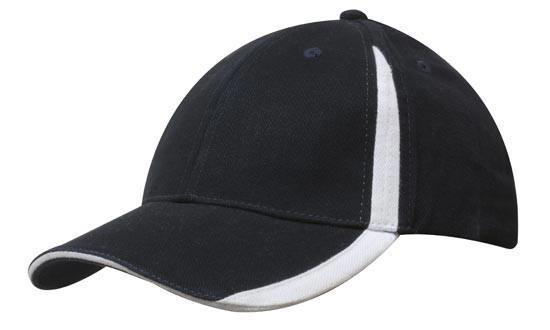 Headwear Brushed Heavy Cotton With Inserts On The Peak &amp; Crown (4014)