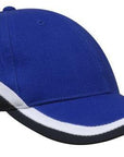 Headwear Brushed Heavy Cotton Tri-Coloured Cap (4026)