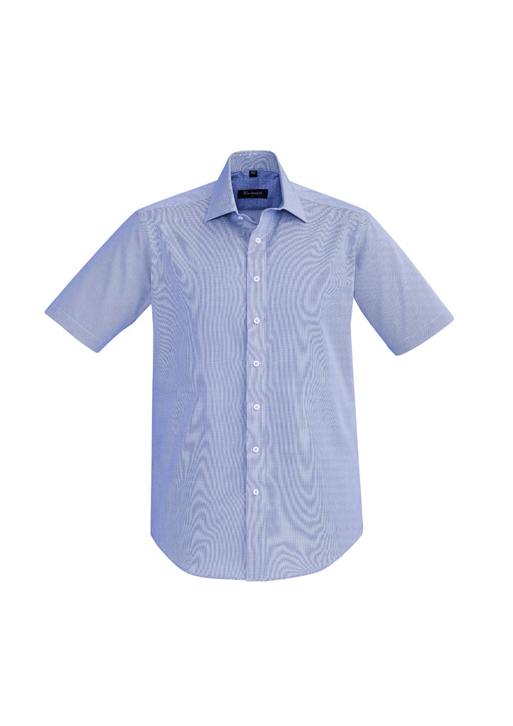Biz Corporate Mens Hudson Short Sleeve Shirt (40322)
