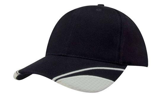 Headwear Brushed Heavy Cotton With Mesh Inserts On Peak (4058)