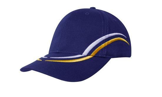 Headwear Brushed Heavy Cotton With Curved Embroidery On Crown And Peak (4075)