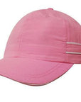 Headwear Microfibre Sports Cap With Piping And Sandwich Cap (4077)