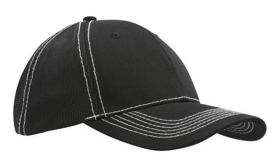 Headwear Chino Twill With Hi Tech Mesh Back (4123)